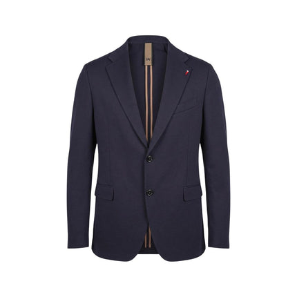 Mulish Blue Cotton Two-Piece Suit