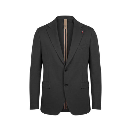 Mulish Black Cotton Two-Piece Suit
