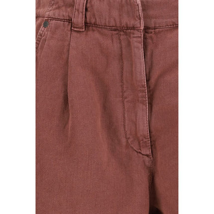 Brunello Cucinelli Brown Cotton Bermuda Shorts