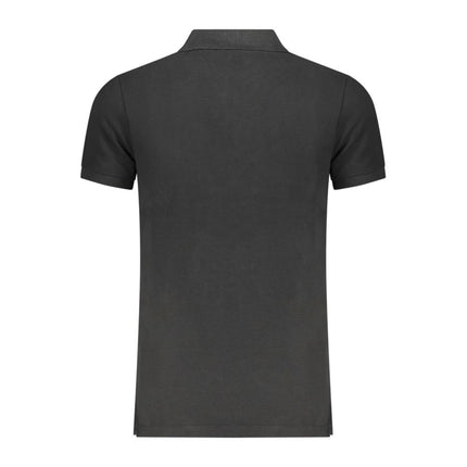 Ellesse Black Cotton Men Polo Shirt