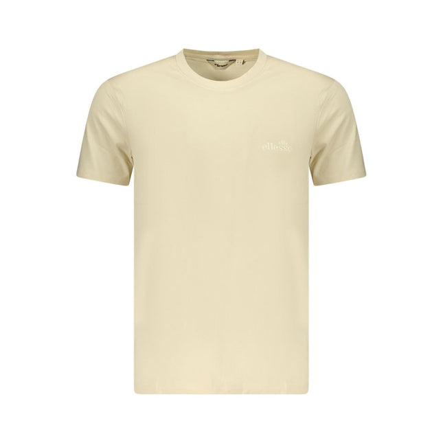 Ellesse Beige Cotton Men T-Shirt