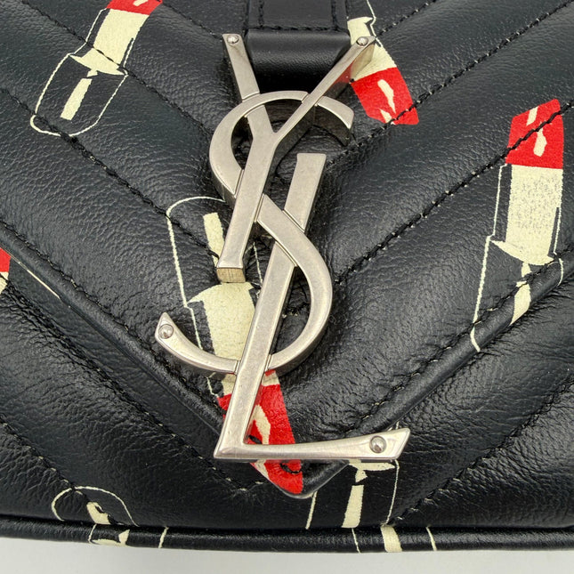 Saint Laurent SAINT LAURENT MINI COLLEGE Lip Stick Handbag