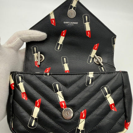 Saint Laurent SAINT LAURENT MINI COLLEGE Lip Stick Handbag