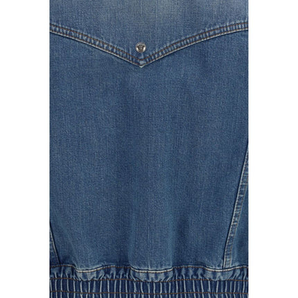 Versace Blue Cotton Clothing