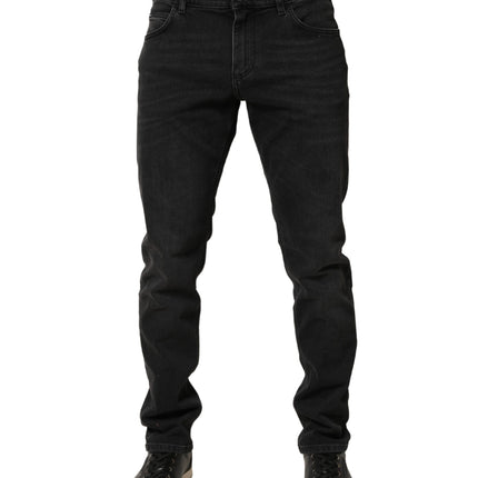 Dolce & Gabbana Black Cotton Stretch Regular SkinnyDenim Jeans