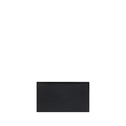 Saint Laurent Black Calf Leather Bos Taurus Accessories