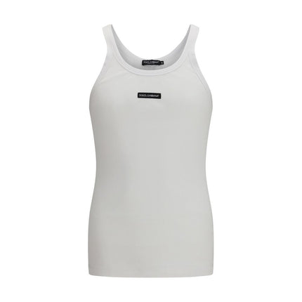 Dolce & Gabbana White Cotton Top
