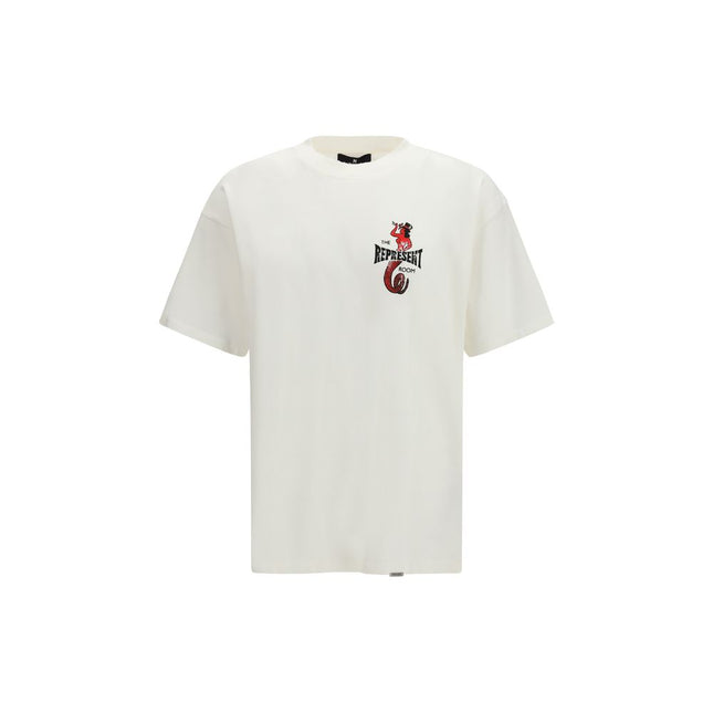 Represent White Cotton T-Shirt