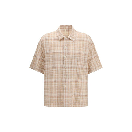 Sunflower Orange Cotton Pattern Shirt