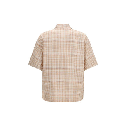 Sunflower Orange Cotton Pattern Shirt