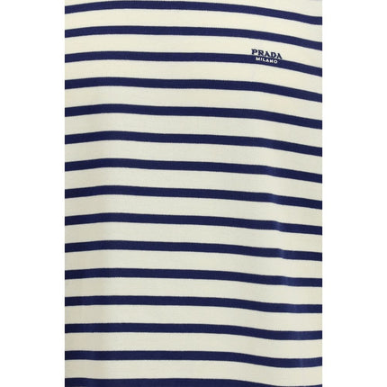 Prada Blue Cotton Sweatshirt