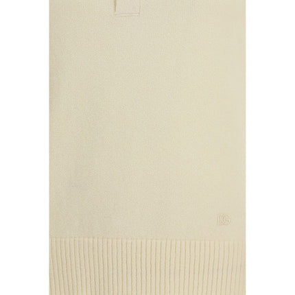 Dolce & Gabbana Beige Cotton Polo Shirt