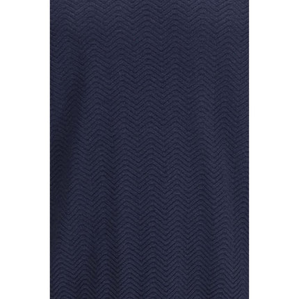 Giorgio Armani Blue Silk Sweatshirt