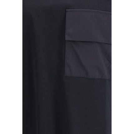 LAMINAR Black Cotton T-Shirt