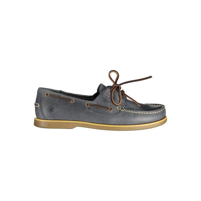 Lumberjack Blue Leather Men Classic Shoe