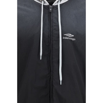 Balenciaga Black Polyester Bomber