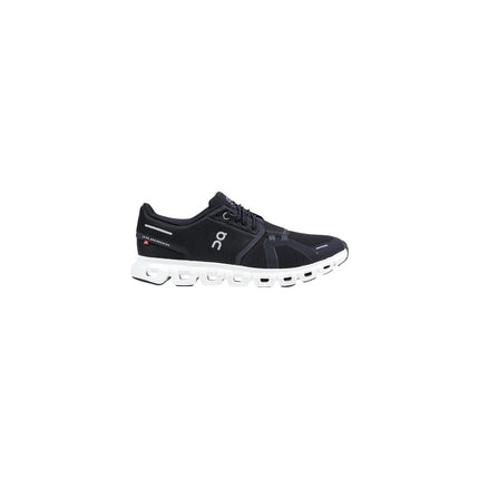 On Running Black And White Recycled Polyester Athletic Sneakers