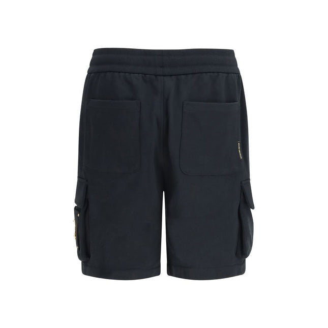 Moose Knuckles Black Cotton Bermuda Shorts