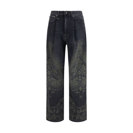 R13 Black Cotton Jeans Denim