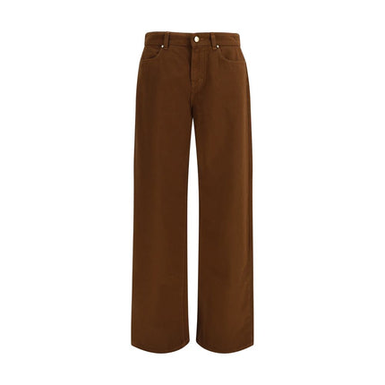 Max Mara Brown Cotton Pants