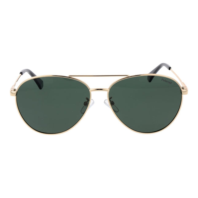 Polaroid Gold Metal Sunglasses