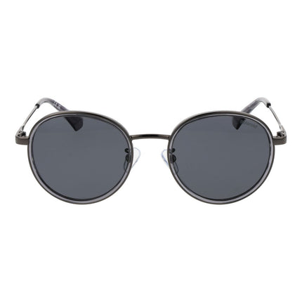 Polaroid Gray Stainless Steel Sunglasses