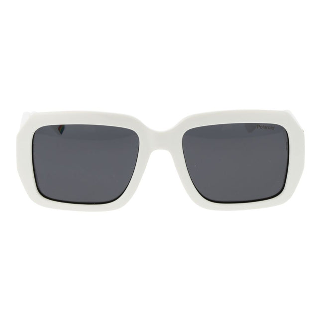 Polaroid White Plastic Sunglasses