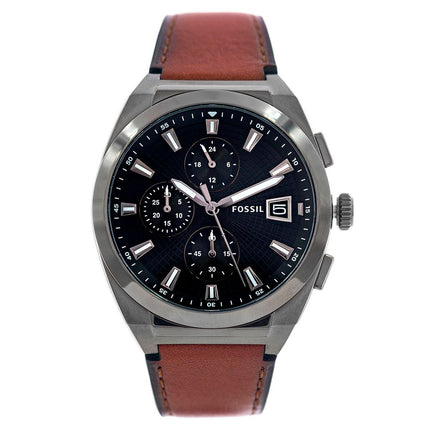Fossil Brown Leather Dress Watch
