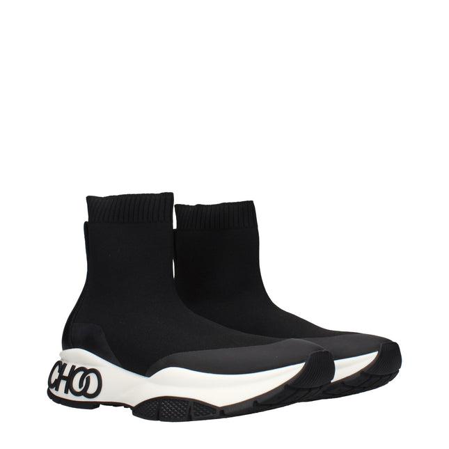 Jimmy Choo Black Fabric Ankle Boots Jimmy Choo