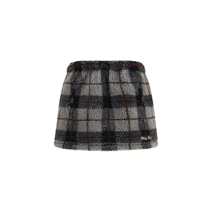 Miu Miu Multicolor Nylon Mini Skirt