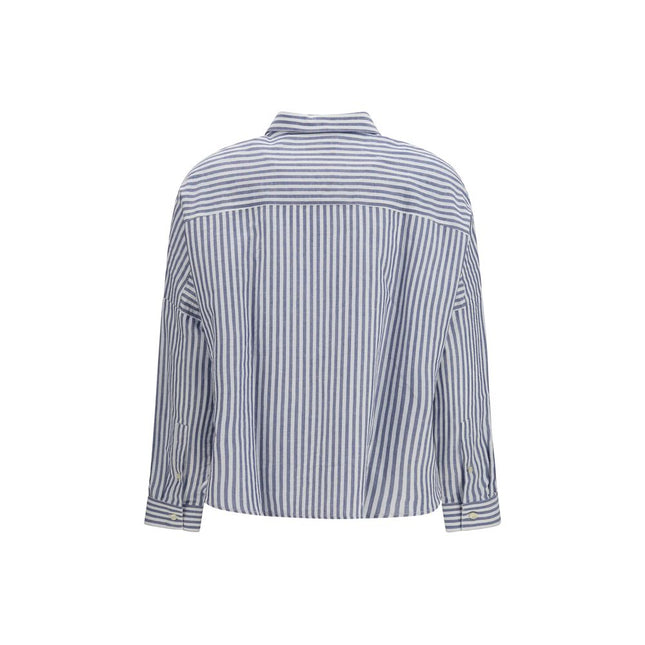 Deperlu Multicolor Linen Pattern Shirt