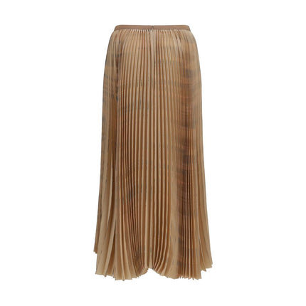 Fabiana Filippi Beige Polyester Midi Skirt
