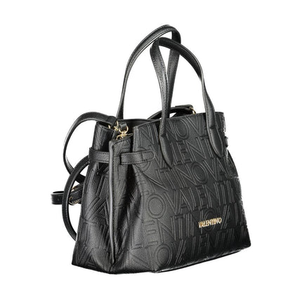 Mario Valentino Black Polyurethane Women's Bag