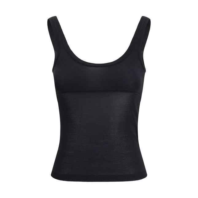 Max Mara Black Viscose Shirt