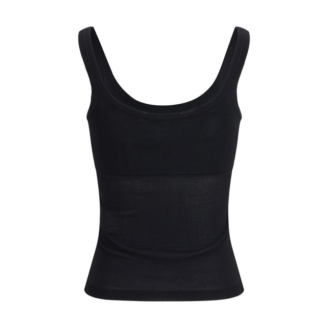 Max Mara Black Viscose Shirt