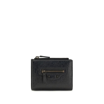 Balenciaga Black Lamb Ovis Aries Aries Wallet