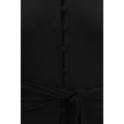 Ganni Black Recycled Polyester Shirt