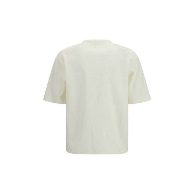LAMINAR White Polyester T-Shirt