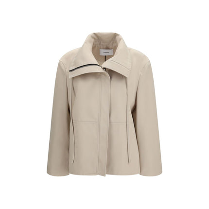 Lardini Beige Polyester Full-Length Jacket