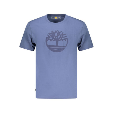 Timberland Blue Organic Cotton Men T-Shirt