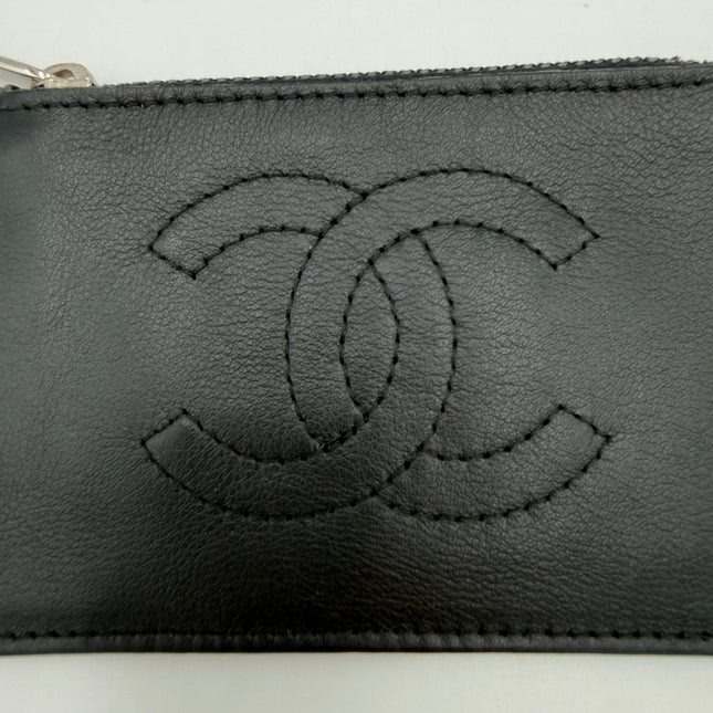 Chanel CHANEL Lamb Leather Coin Purse/Card Holder