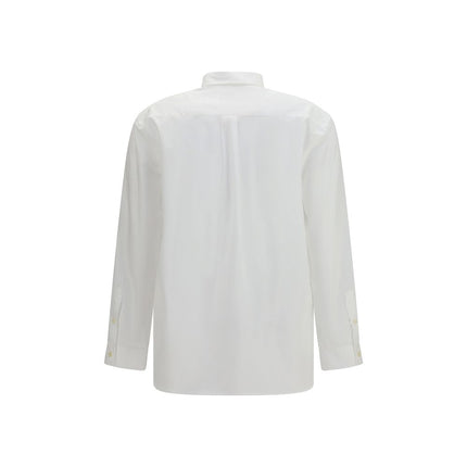 Deperlu White Cotton Shirt