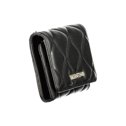 Mario Valentino Black Polyurethane Women's Wallet