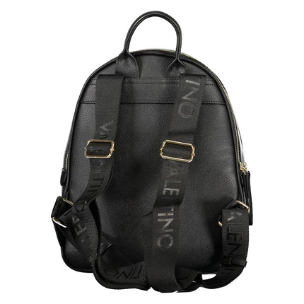Mario Valentino Black Polyurethane Women's Backpack