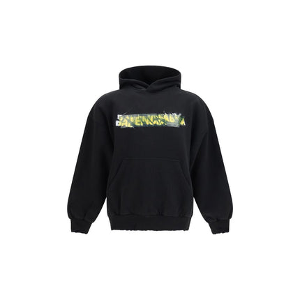 Balenciaga Black Cotton Sweatshirt