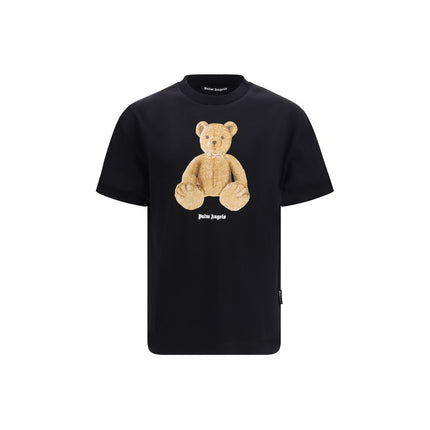 Palm Angels Black Cotton T-Shirt