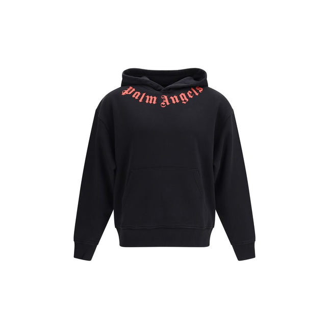 Palm Angels Black Cotton Sweatshirt
