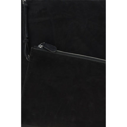 The Row Black Lamb Ovis Aries Aries Shoulder Bag