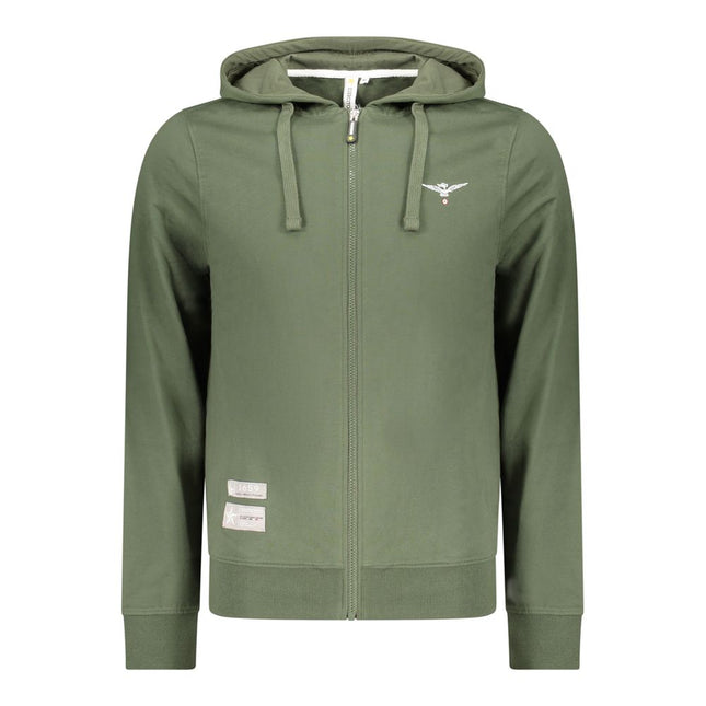 Accademia Militare Verde Cotton Men Hoodie