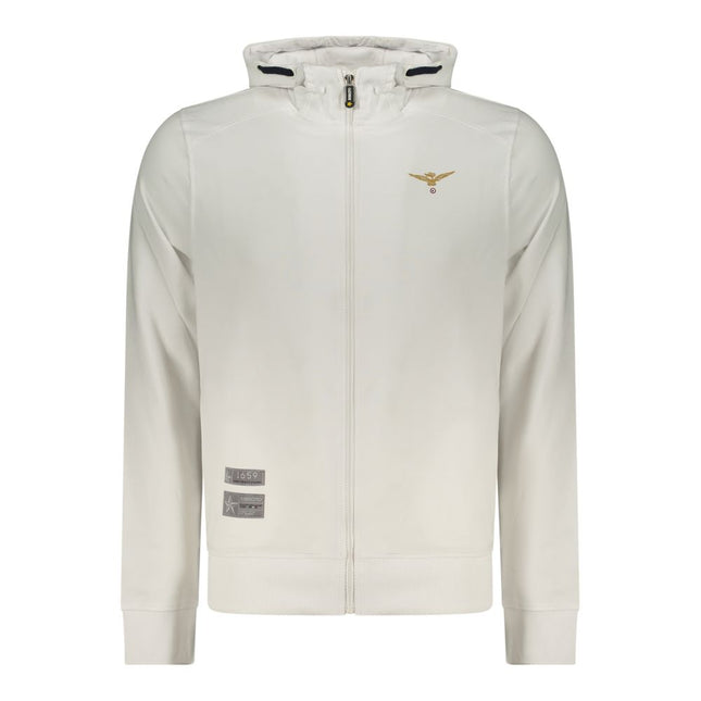Accademia Militare White Cotton Men's Hoodie